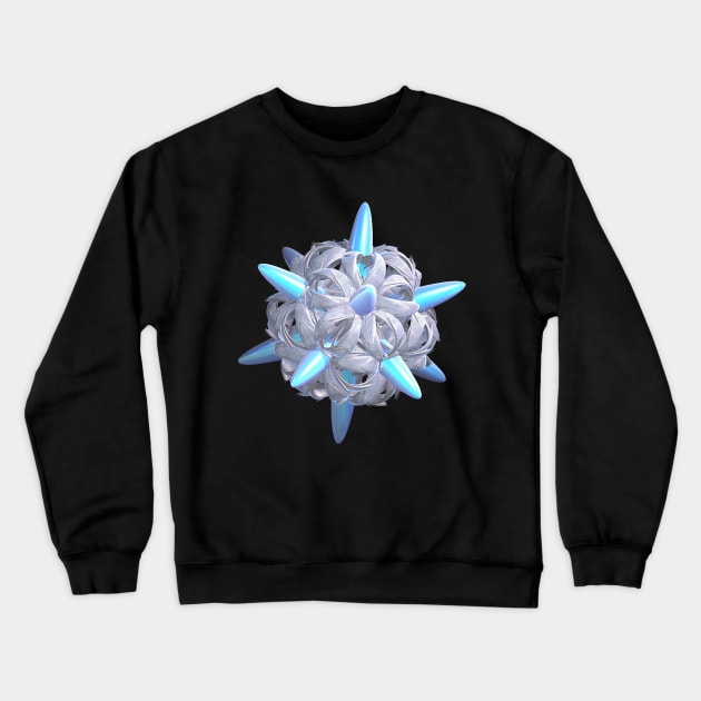 Ice Blue Crewneck Sweatshirt by Lynn